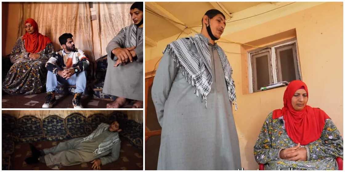 Giant man with a giantess sister cries out that nobody wants to employ him, their look in video surprises many Giant man with a giantess sister cries out that nobody wants to employ him, their look in video surprises many