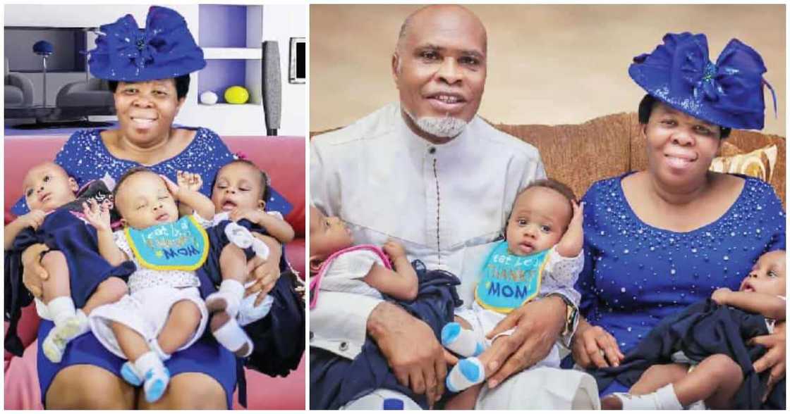 Deacon Michael Nnamdi Nwankwo, Victoria Nwankwo, set of triplets, 25 years Deacon Michael Nnamdi Nwankwo, Victoria Nwankwo, set of triplets, 25 years