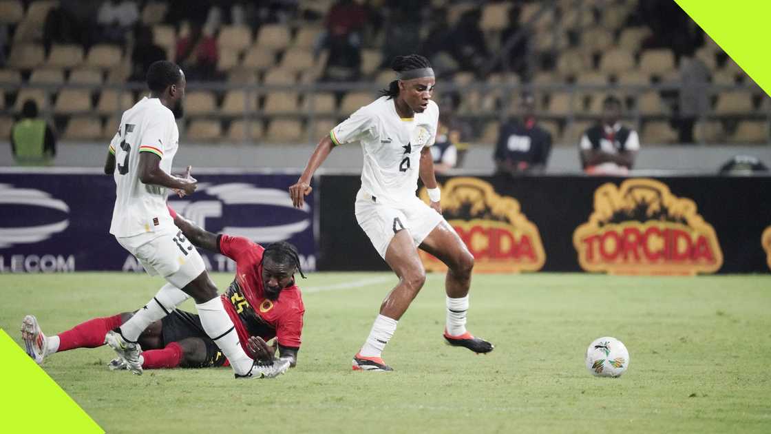 Razak Simpson makes Ghana debut.