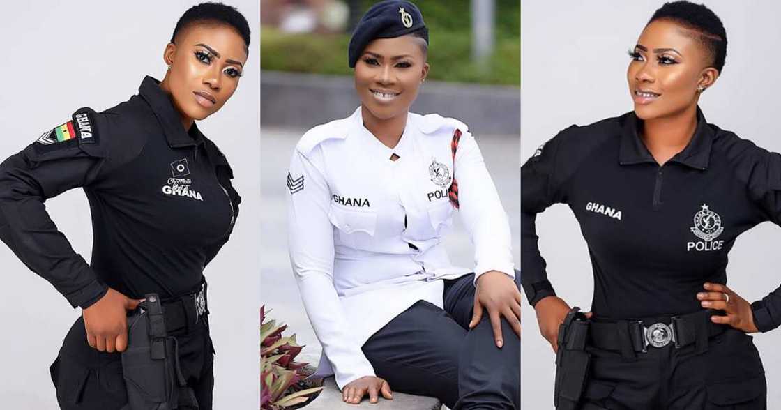 Ghanaian police officer Maya Ghanaian police officer Maya