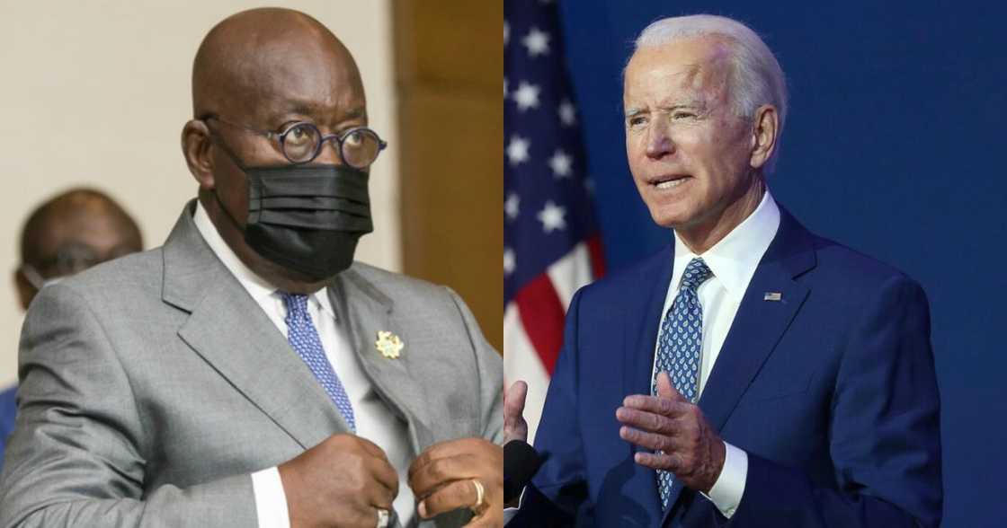 I look forward to us working to address our common problems - Biden to Akufo-Addo I look forward to us working to address our common problems - Biden to Akufo-Addo