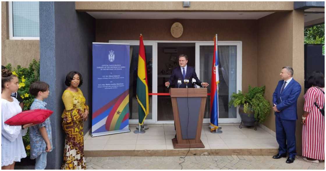 The inauguration of the Serbia Embassy in Accra The inauguration of the Serbia Embassy in Accra