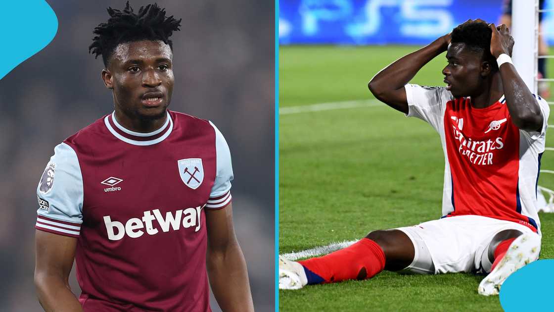 Mohammed Kudus, Bukayo Saka, Ghana Football Association, GFA spokesperson, Saanie Daara, Arsenal, West Ham United. Mohammed Kudus, Bukayo Saka, Ghana Football Association, GFA spokesperson, Saanie Daara, Arsenal, West Ham United.