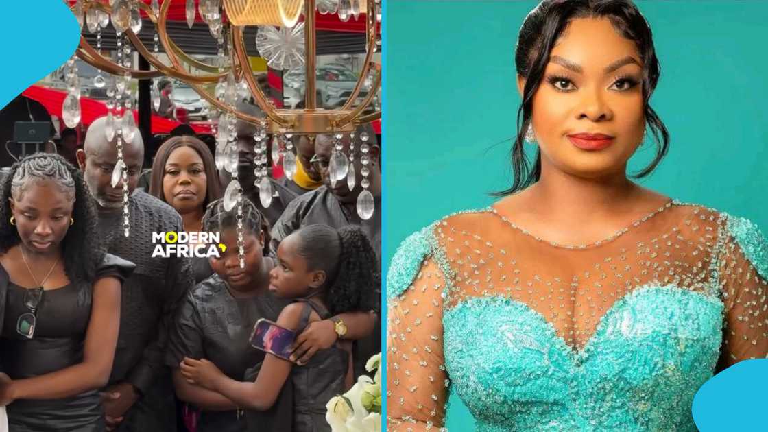 Beverly Afaglo, funeral ceremony, Ghanaian actress, celebrity tributes, emotional farewell, entertainment industry Beverly Afaglo, funeral ceremony, Ghanaian actress, celebrity tributes, emotional farewell, entertainment industry
