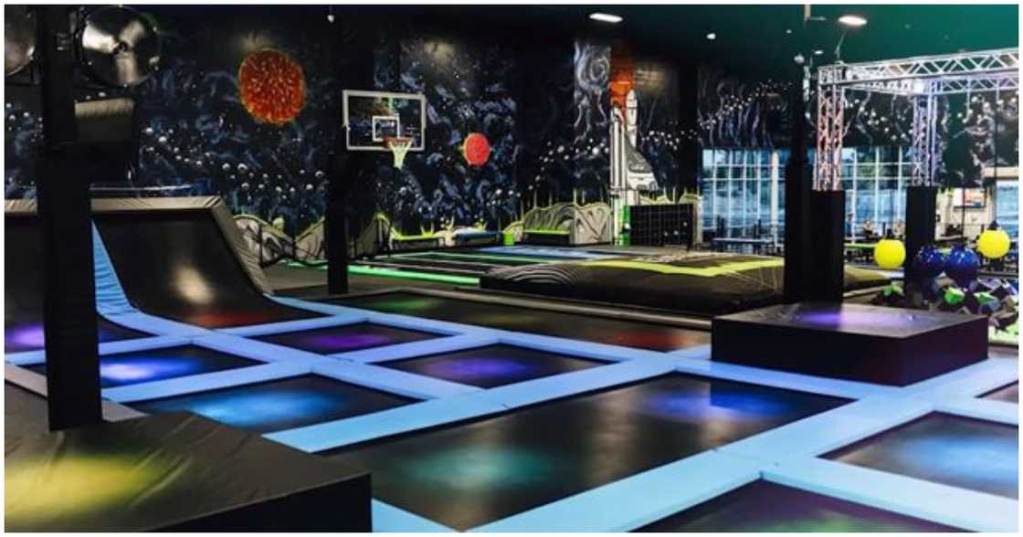Bill Gates has a trampoline room in his home Bill Gates has a trampoline room in his home