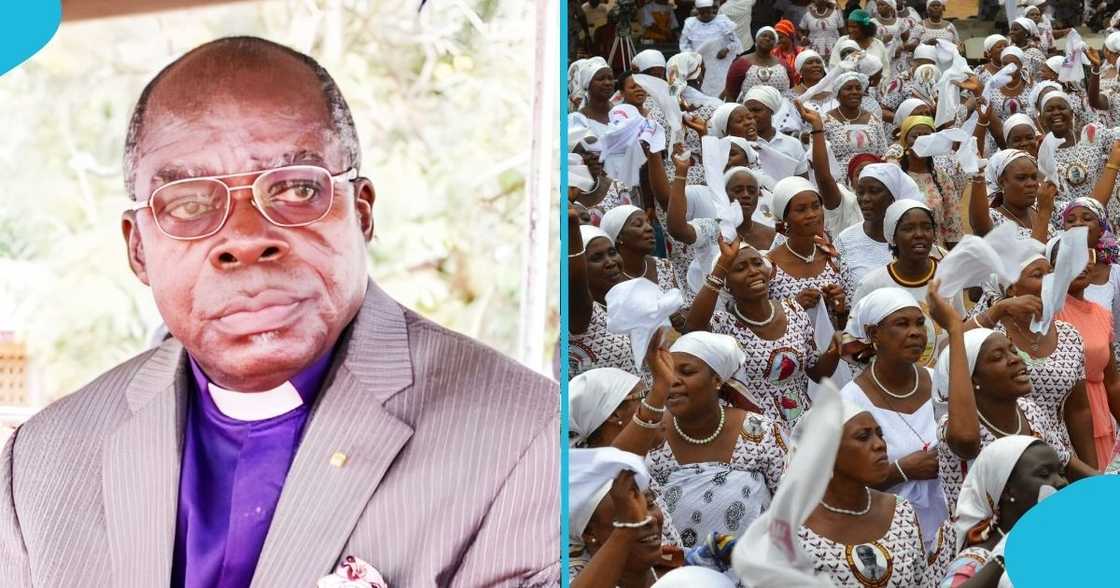 Apostle Isaac Kwabena Adade, The Divine Healers Church, pastor's removal, Ghanaian pastor, protests. Apostle Isaac Kwabena Adade, The Divine Healers Church, pastor's removal, Ghanaian pastor, protests.