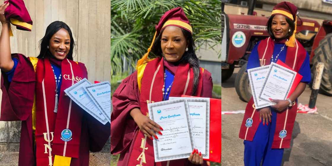 Cynthia Okoye graduated with a CGPA of 4.82