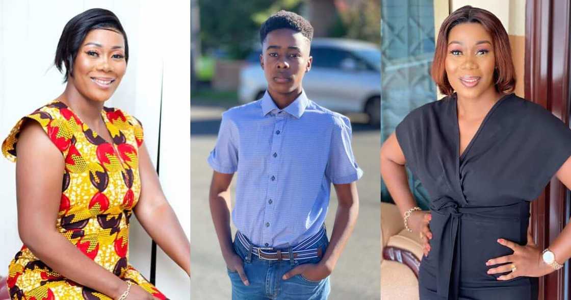 Kumawood star Borga Silvia and son Kumawood star Borga Silvia and son