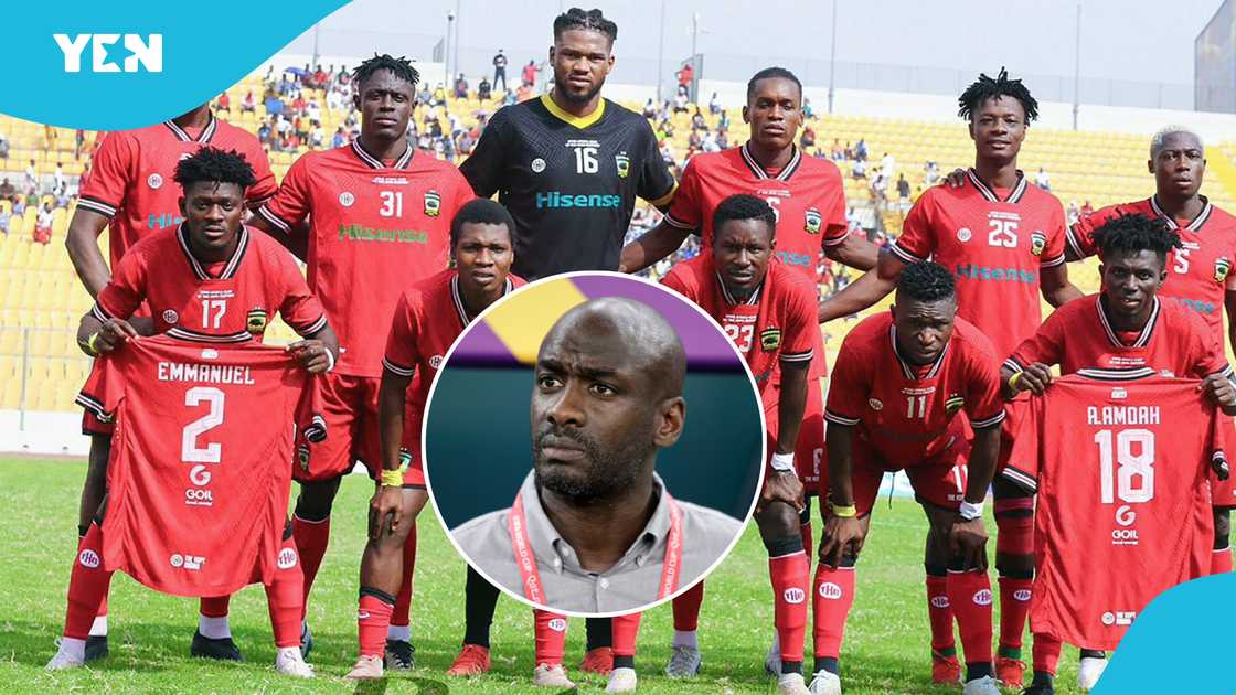Asante Kotoko showed solidarity to injured teammates Albert Amoah and Emmanuel Kotei in January 2025 Asante Kotoko showed solidarity to injured teammates Albert Amoah and Emmanuel Kotei in January 2025