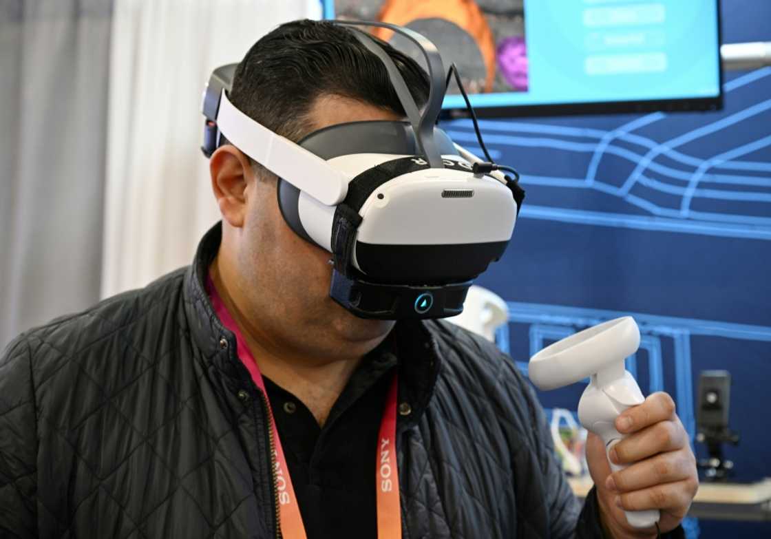 A man at CES tries out OVR Technology's ION 3, which emits smells when a user interacts with items a VR environment A man at CES tries out OVR Technology's ION 3, which emits smells when a user interacts with items a VR environment