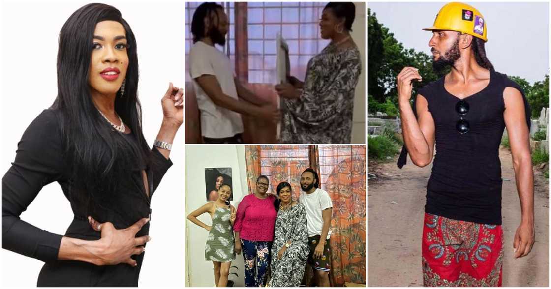 Angel Maxine: Ghanaian Transgender Storms Wanlov's House with Valentines Day gift Angel Maxine: Ghanaian Transgender Storms Wanlov's House with Valentines Day gift
