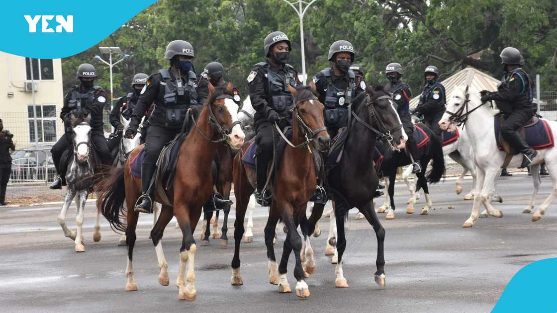 Hundreds of police men officials and guards offer tight secuirty measures at the Accra Sports Stadium for Ghana vs Chad World Cup qualifier on March 21, 2025 Hundreds of police men officials and guards offer tight secuirty measures at the Accra Sports Stadium for Ghana vs Chad World Cup qualifier on March 21, 2025