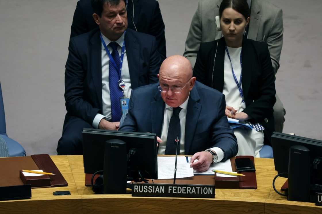 Russia's ambassador to the UN, Vasily Nebenzya, expressed regret at a UN Security Council meeting on September 6, 2022, that an IAEA report on the Zaporizhzhia nuclear power plant did not blame Ukraine for shelling the Russian-occupied Ukrainian facility Russia's ambassador to the UN, Vasily Nebenzya, expressed regret at a UN Security Council meeting on September 6, 2022, that an IAEA report on the Zaporizhzhia nuclear power plant did not blame Ukraine for shelling the Russian-occupied Ukrainian facility