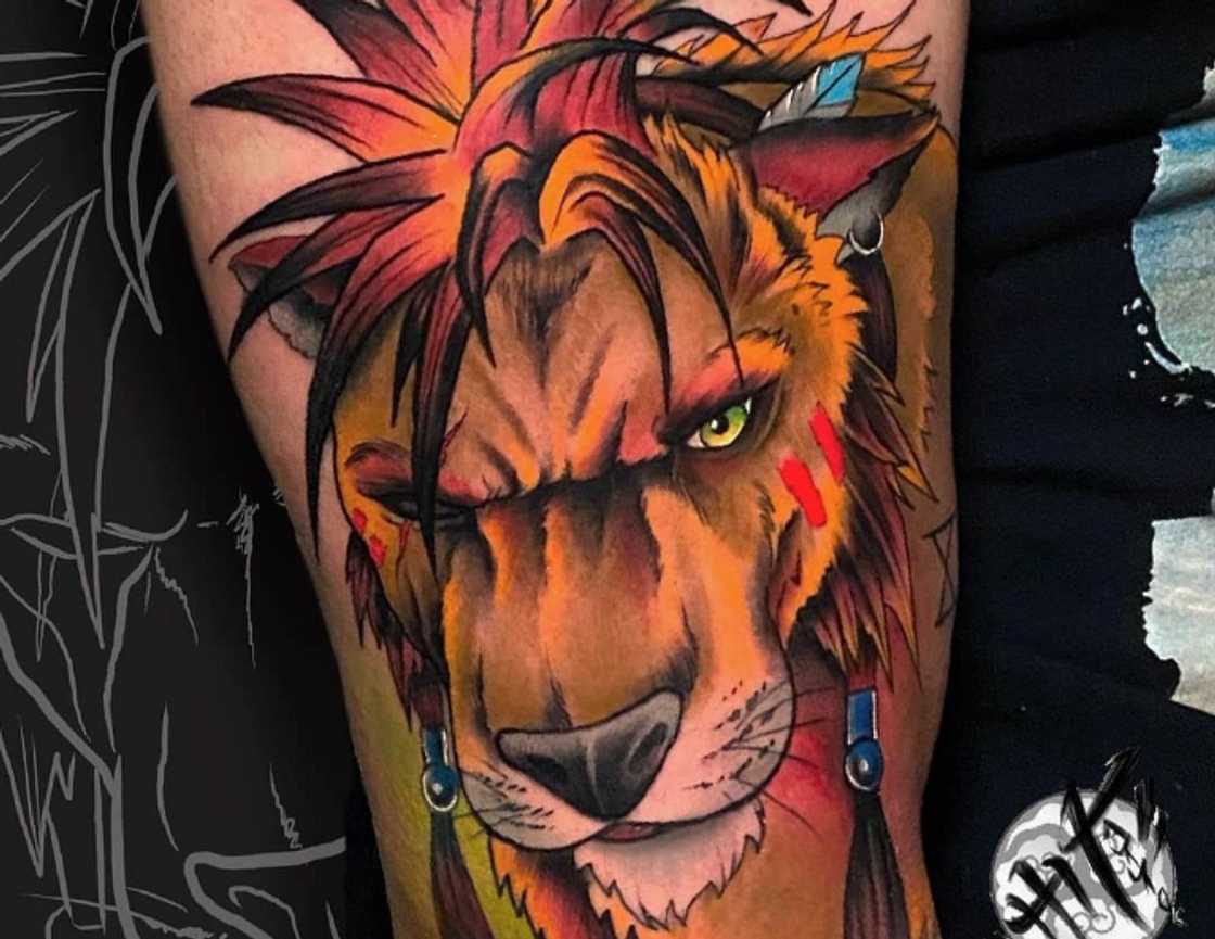 Red XIII tattoo Red XIII tattoo