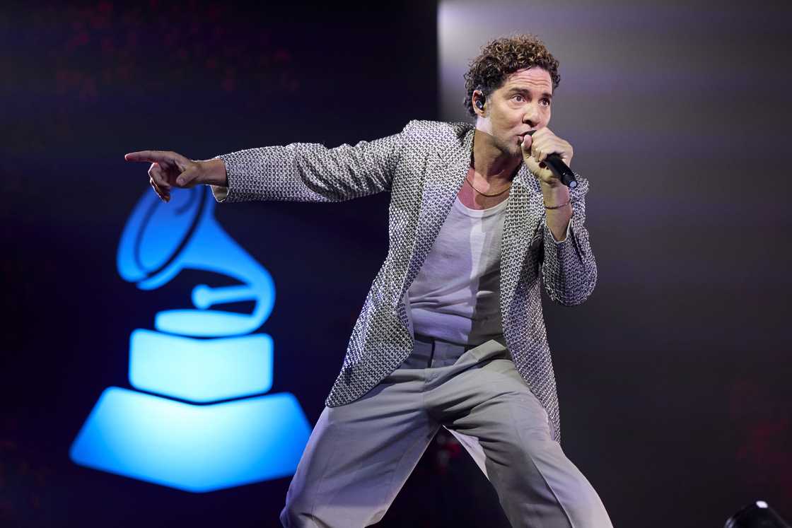 Bisbal performs on stage during the Latin GRAMMY Bisbal performs on stage during the Latin GRAMMY