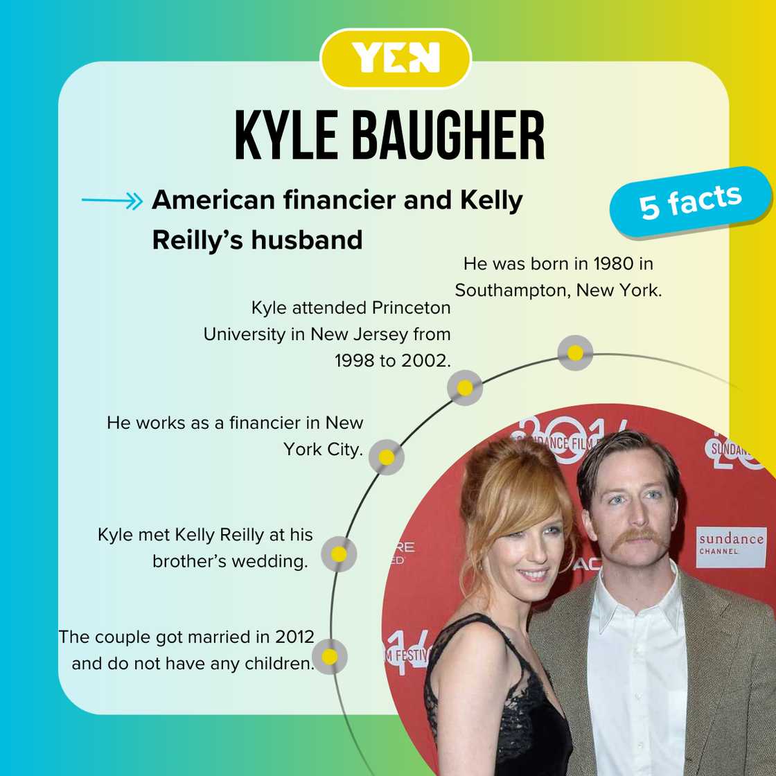 Facts about Kyle Baugher, Kelly Reilly's husband