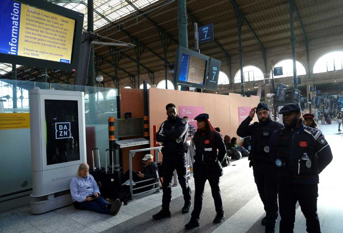 French Transport Minister Philippe Tabarot warned that rail traffic at Gare du Nord would remain "heavily disrupted all day" French Transport Minister Philippe Tabarot warned that rail traffic at Gare du Nord would remain "heavily disrupted all day"