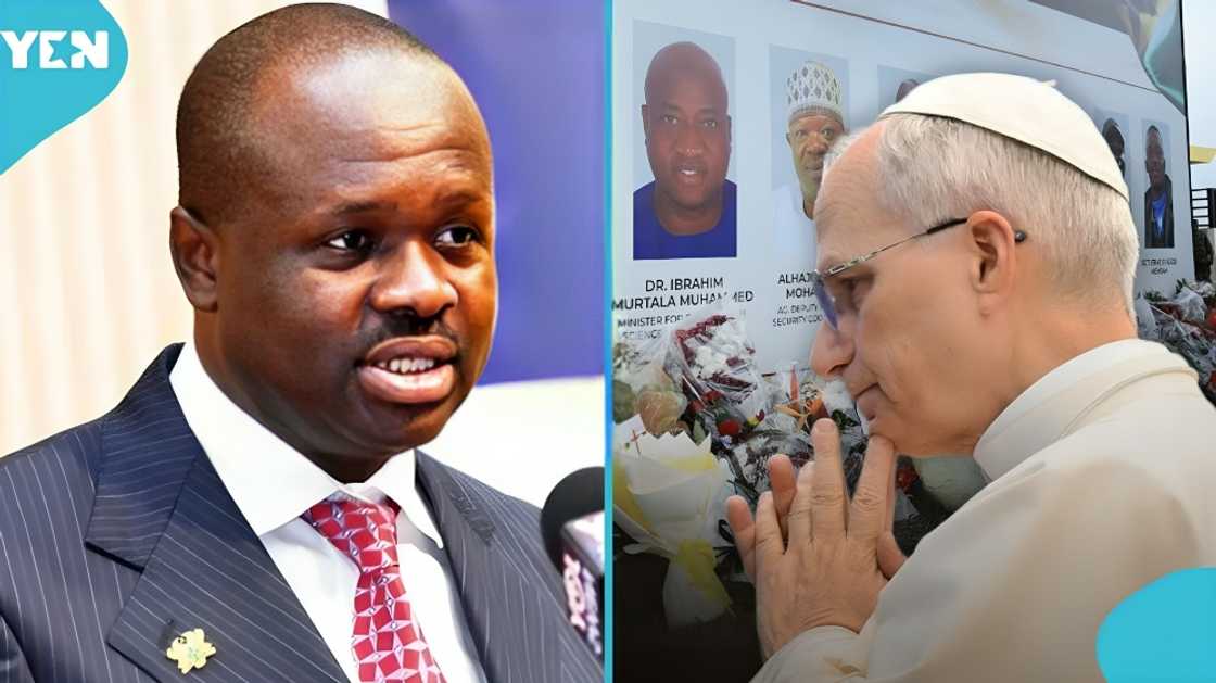 GAF Helicopter Crash, Pope Leo XIV, Dr Omane Boamah, Dr Murtala Muhammed, President Mahama, The Vatican