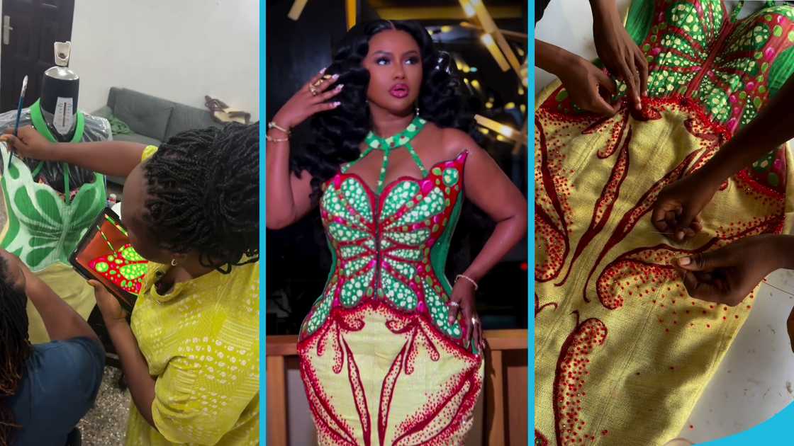 Nana Ama McBrown, Bertha Amissah, Modabertha, Kente, Onua Showtime Nana Ama McBrown, Bertha Amissah, Modabertha, Kente, Onua Showtime