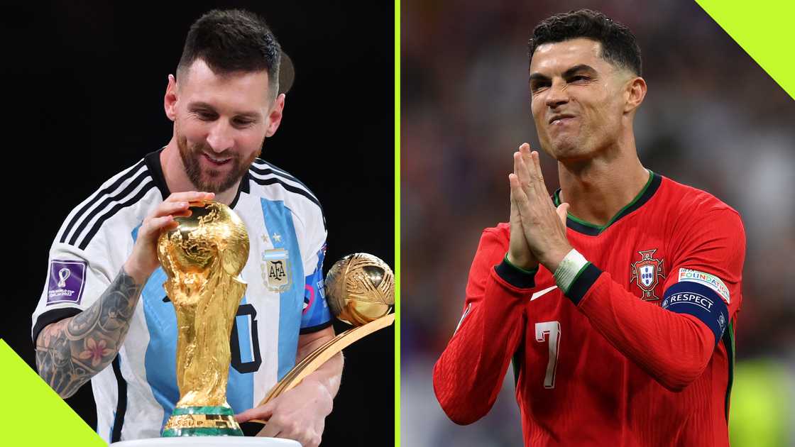 Cristiano Ronaldo appeared to aim a veiled swipe at Lionel Messi when he claimed winning the Euros is the same as the World Cup.