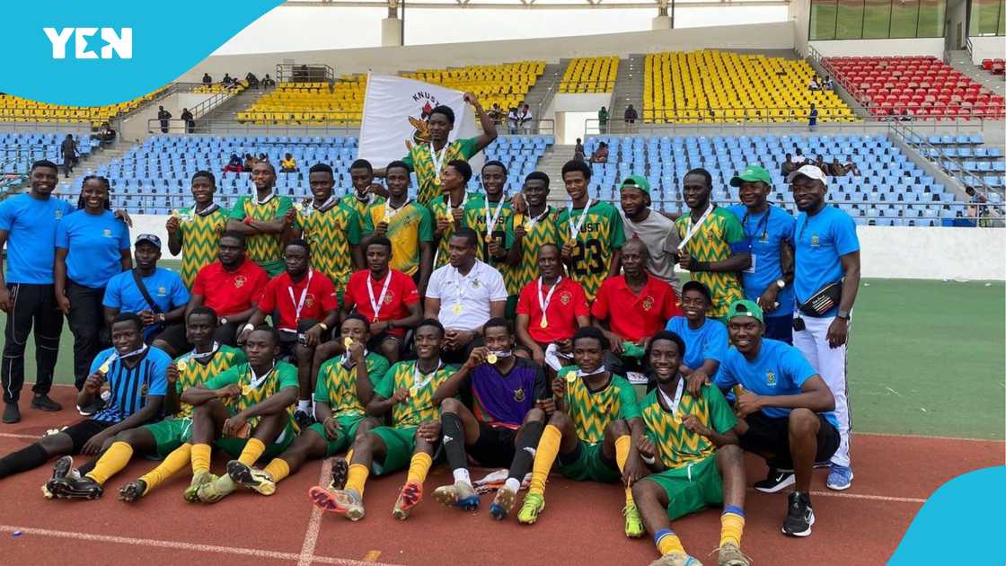 KNUST beat UCC to win GUSA Games football.