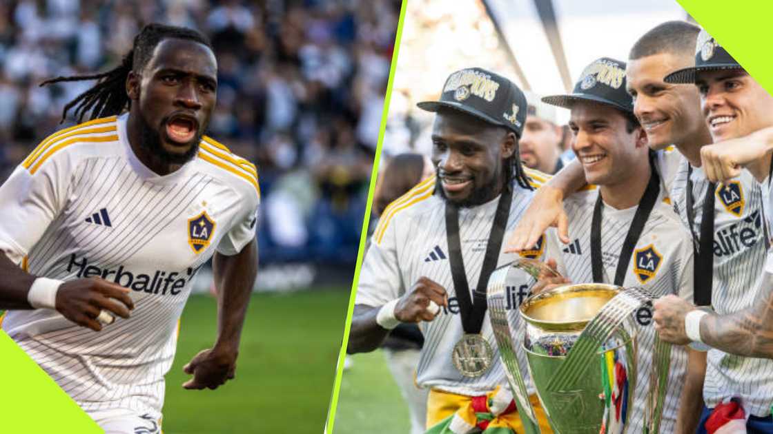 Joseph Paintsil wins MLS title with LA Galaxy. Joseph Paintsil wins MLS title with LA Galaxy.