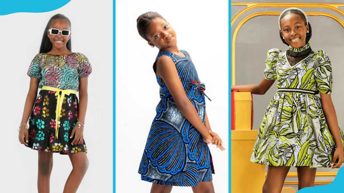Teenagers wearing Ankara dresses Teenagers wearing Ankara dresses
