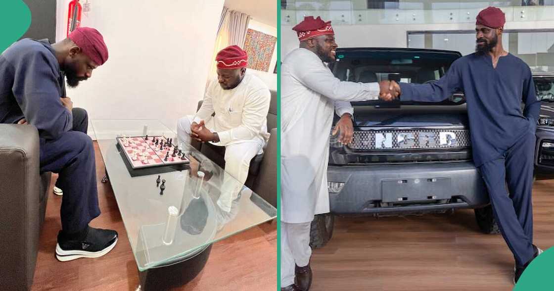 Nigerian chess master Tunde Onakoya gets brand new car for winning Nord Motors CEO in match, photos emerge Nigerian chess master Tunde Onakoya gets brand new car for winning Nord Motors CEO in match, photos emerge