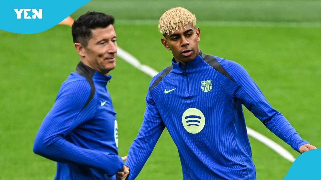 Lamine Yamal, Inter Milan, Barcelona, UEFA Champions League, Robert Lewandowski Lamine Yamal, Inter Milan, Barcelona, UEFA Champions League, Robert Lewandowski