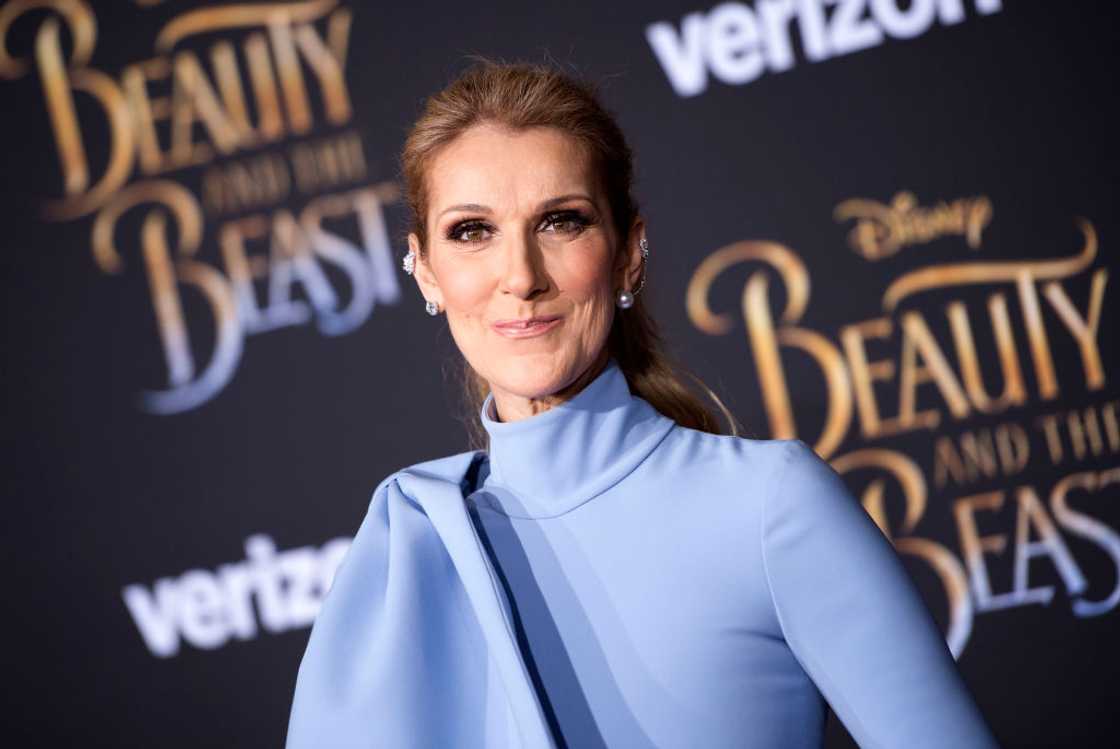 Singer Celine Dion at Disney's Beauty and the Beast world Singer Celine Dion at Disney's Beauty and the Beast world