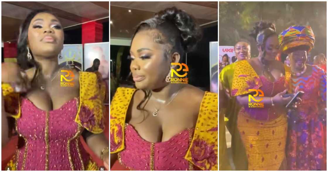 Akua GMB Flaunts Cleavage And Voluptuous Figure In Corseted Gown At Miss Golden Stool Finale Akua GMB Flaunts Cleavage And Voluptuous Figure In Corseted Gown At Miss Golden Stool Finale