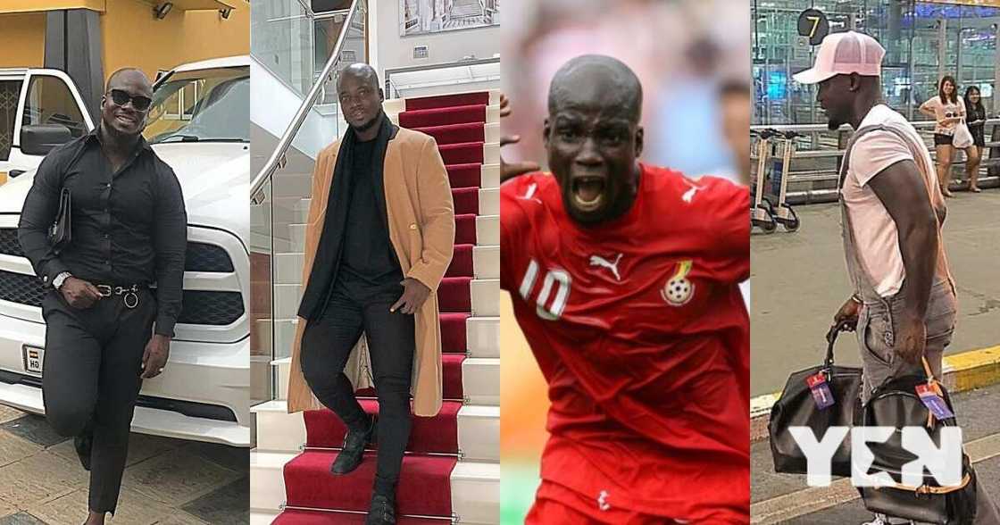 "You’ve been dangerous since childhood" fan claims as Stephen Appiah jams in the dark