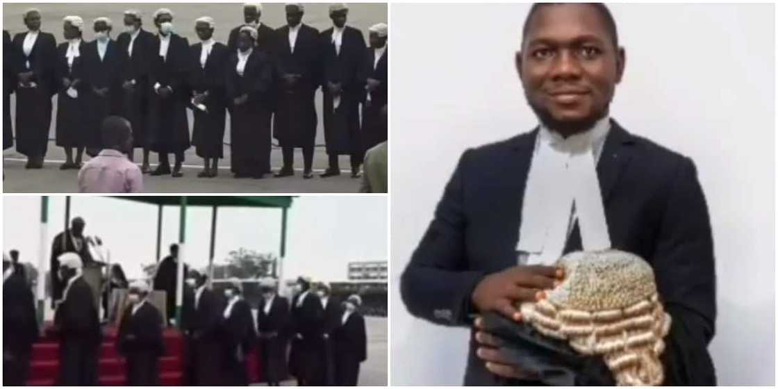 Joy as visually impaired man bags special prize for graduating from Nigerian Law School outstandingly Joy as visually impaired man bags special prize for graduating from Nigerian Law School outstandingly