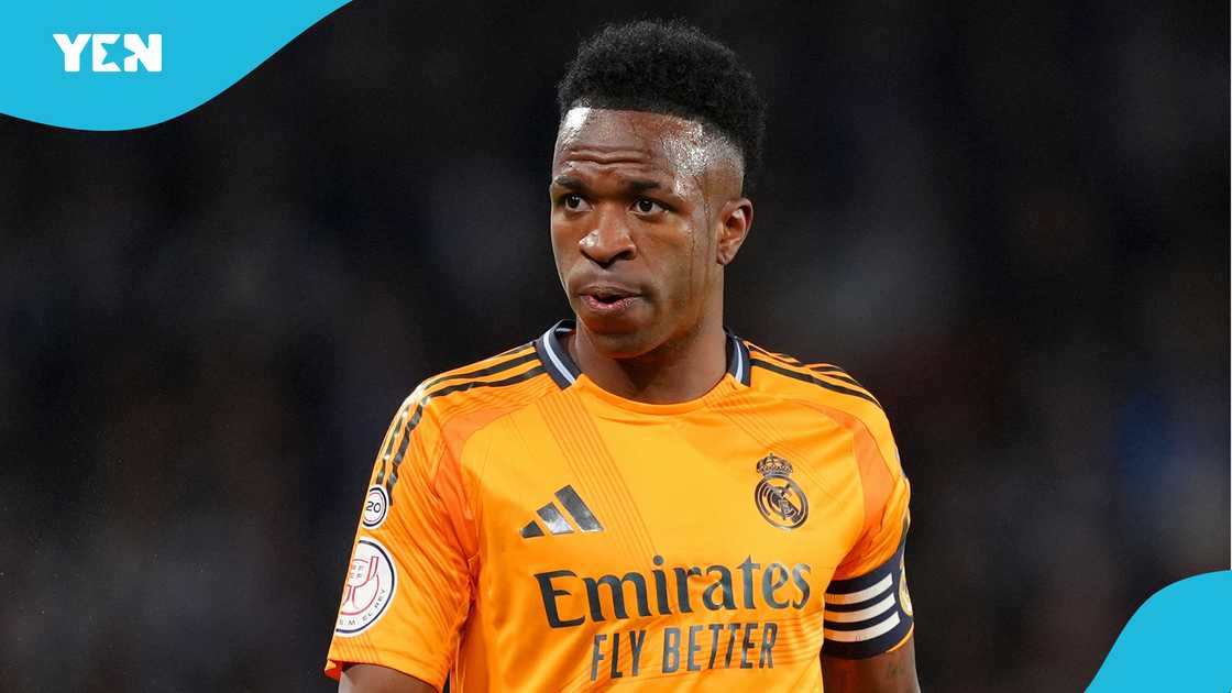 Vinicius Junior played as captain for Real Madrid in his 299th game for Los Blancos. Vinicius Junior played as captain for Real Madrid in his 299th game for Los Blancos.