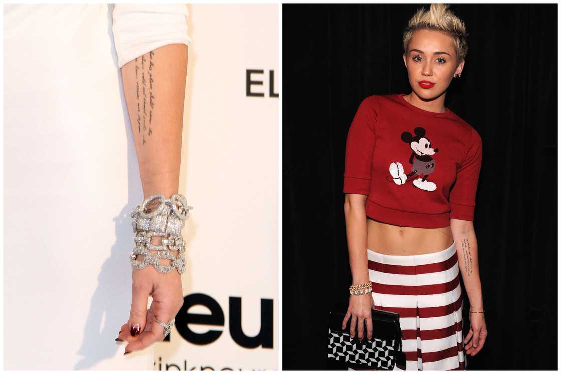 Miley Cyrus tattoos