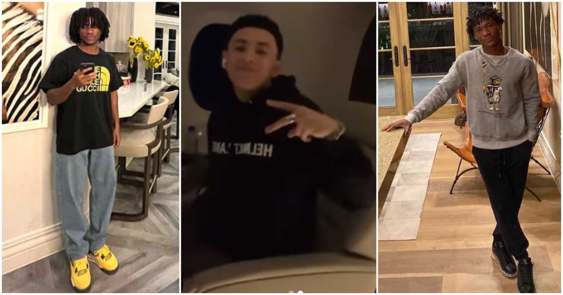 Abraham Attah releases new visuals bonding with his White friend. Abraham Attah releases new visuals bonding with his White friend.