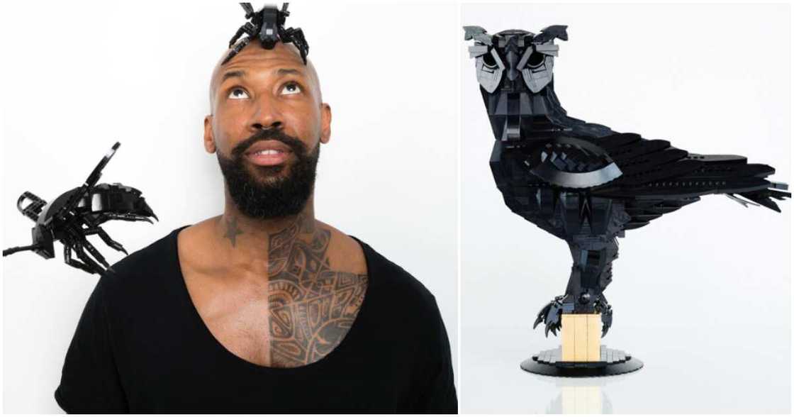 Ghanaian-Canadian Lego sculptor Ekow Nimako. Ghanaian-Canadian Lego sculptor Ekow Nimako.