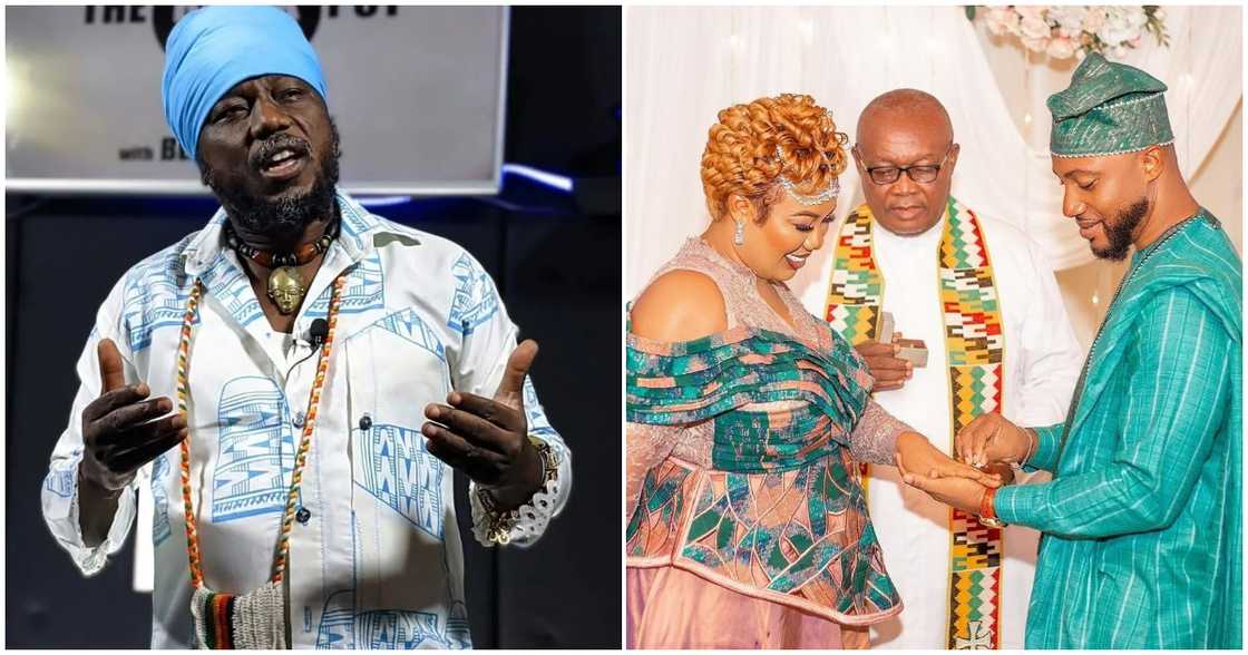 Blakk Rasta, Bridget Otoo and husband Blakk Rasta, Bridget Otoo and husband