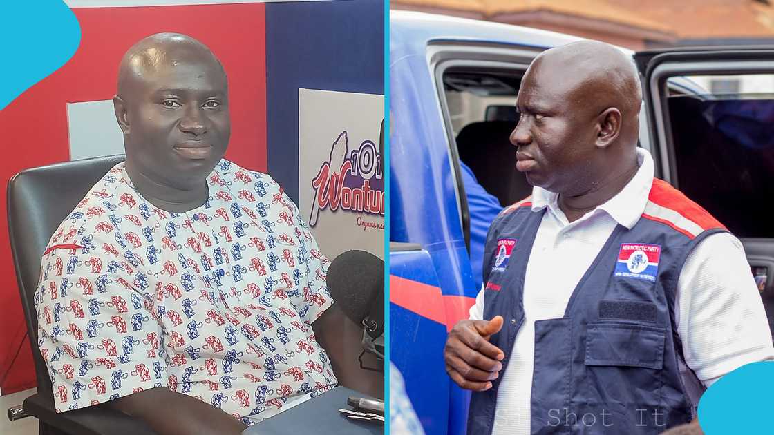 Paul Yandoh, NPP, Communication Director, Dumsor, Asnati Region, Groundnut soup.