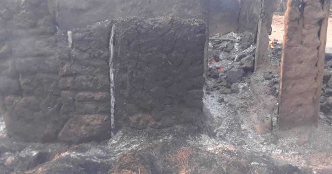 Angry Youth in Zabzugu burn down House of 68-year-old Alleged Witch Accused of Killing Young man