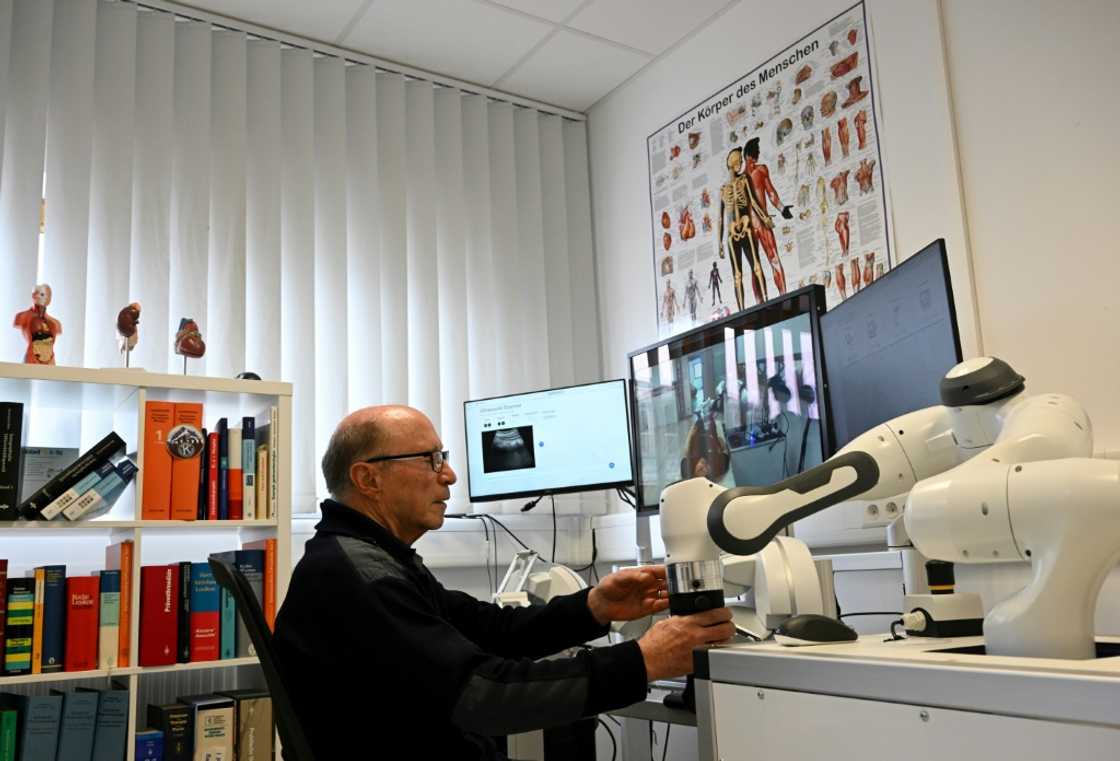 Doctors can manipulate the robot from a distance and gather the diagnostic readings Doctors can manipulate the robot from a distance and gather the diagnostic readings