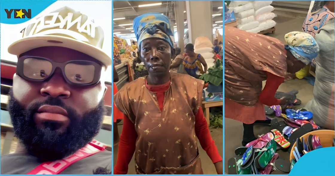 Trader, Market, Ghana, Items, Sandals, Money Trader, Market, Ghana, Items, Sandals, Money