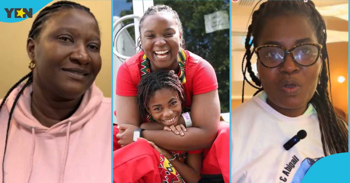 Photo of Afronita, Abigail and their mothers