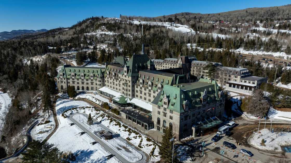 Aerial view of the Fairmont Le Manoir Richelieu, in Charlevoix, Canada, the venue for the G7 foreign ministers meeting in March 2025 Aerial view of the Fairmont Le Manoir Richelieu, in Charlevoix, Canada, the venue for the G7 foreign ministers meeting in March 2025