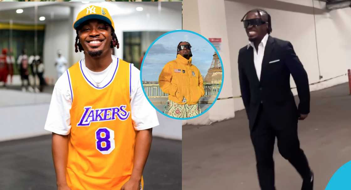 Dancegod Lloyd looks dapper in stylish black suit and pointed shoes Dancegod Lloyd looks dapper in stylish black suit and pointed shoes