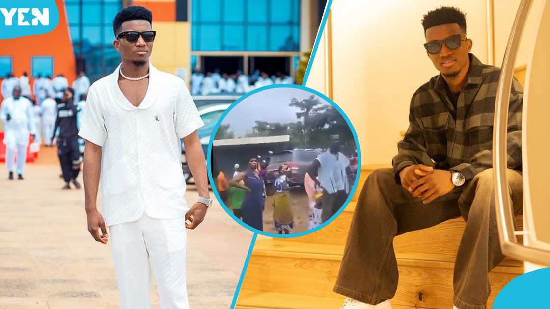 Highlife musician Kofi Kinaata speaks out after surviving accident near Takoradi