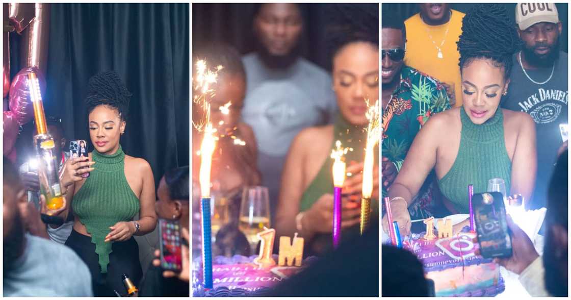 Hallie Sunmey: Former 4Syte TV Host Throws Lavish Party To Celebrate 1 Million Instagram Followers Hallie Sunmey: Former 4Syte TV Host Throws Lavish Party To Celebrate 1 Million Instagram Followers