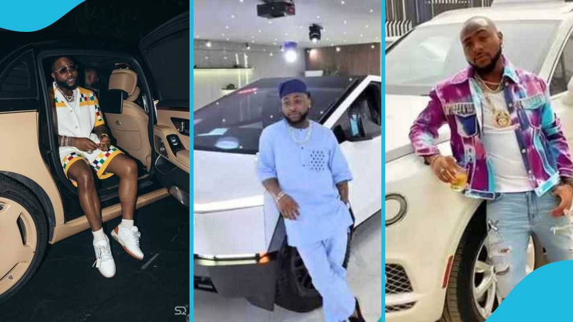 Davido luxury car collection, Lamborghini Revuelto, Mercedes-Maybach, Rolls-Royce Cullinan, Nigerian Afrobeats, supercars in Nigeria