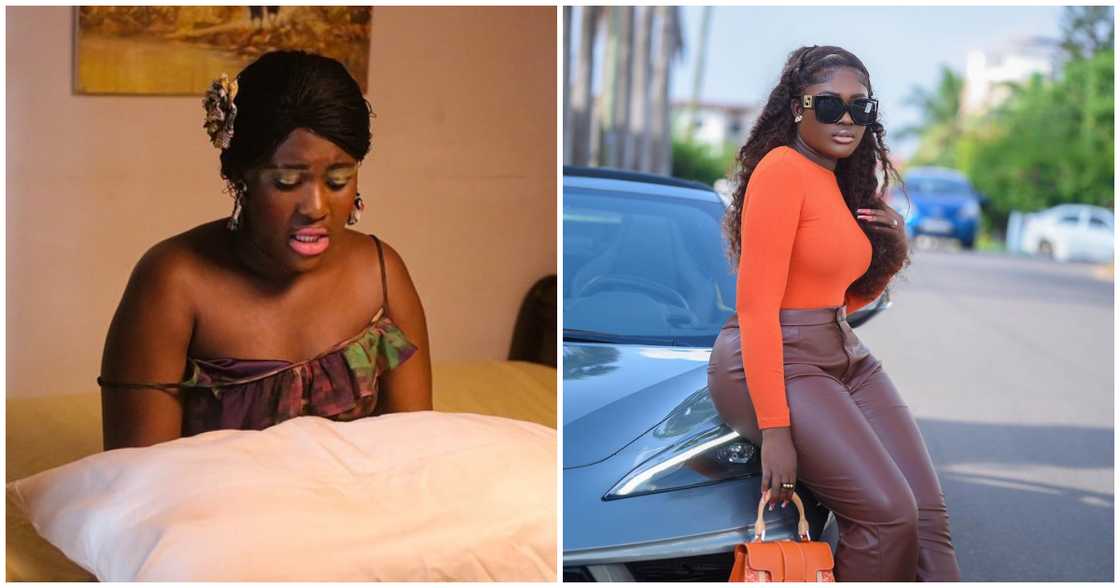 Fella Makafui reacts after her money was stolen