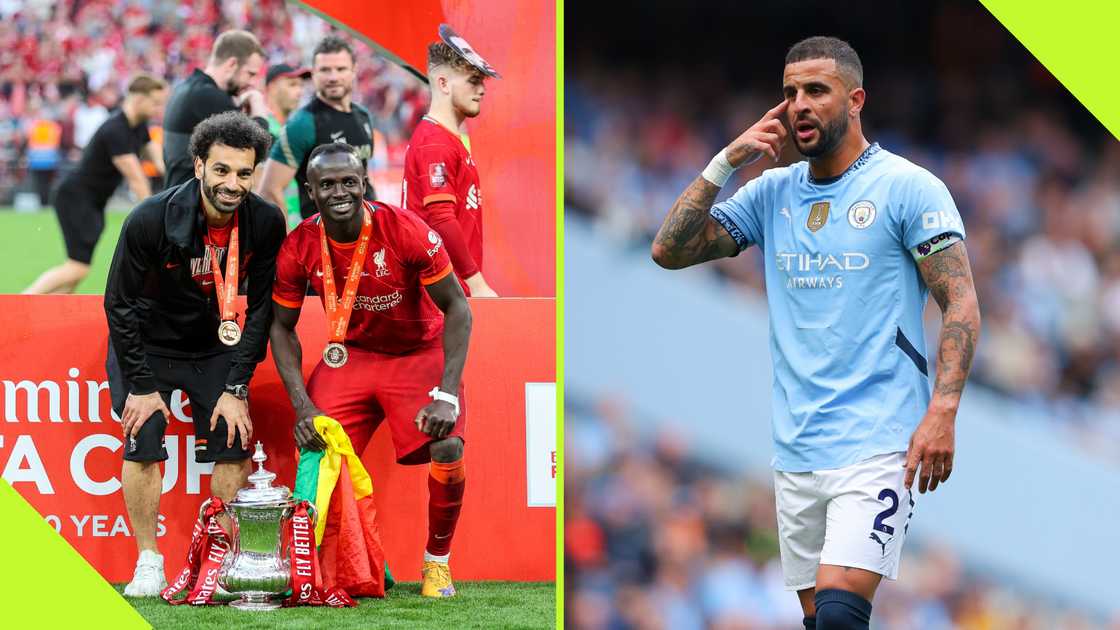 Kyle Walker faced Sadio Mane and Mohamed Salah in the Premier League many times